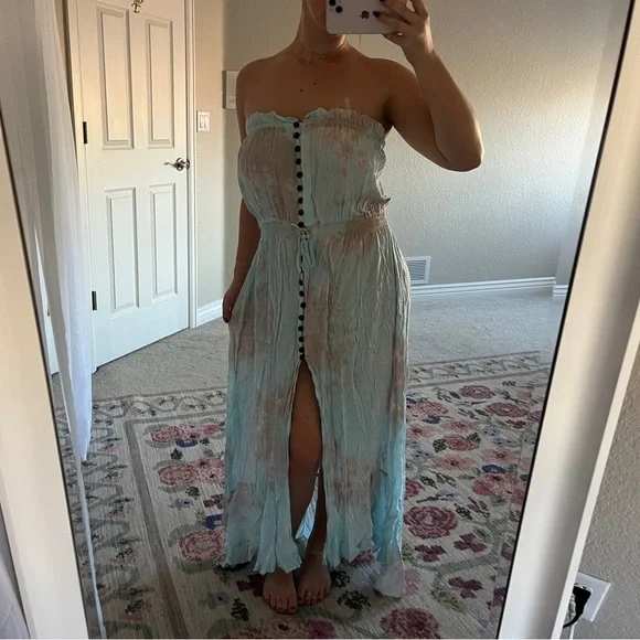 Tiare Hawaii Tie-Dye Maxi Dress - Picture 1 of 5